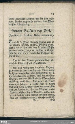 Gemeine Salzsäure oder Geist