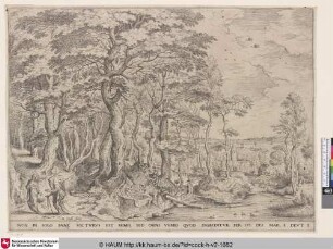 [Landschaft mit der Versuchung Christi durch den Teufel; Landscape with Christ Tempted by the Devil]