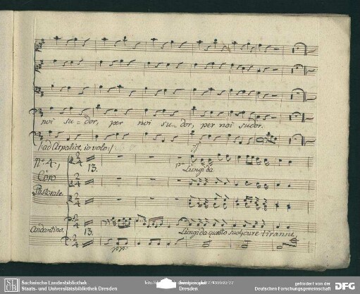 Coro Pastorale: "Lungi da questo suol, cure tiranne"