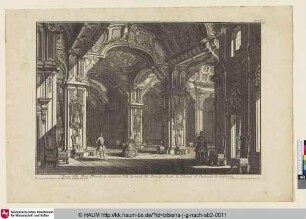 Scena della Festa Teatrale in occasione delli Sponsali del Principe Reale di Polonia ed Elettorale di Sassonia