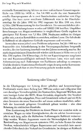 Sanierung oder Umzug?