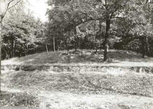 Jungsteinzeitliches Hügelgrab I aus der Kultur der Schnurkeramik auf dem Bienitz bei Burghausen im Kreis Leipzig