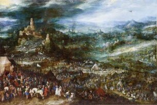 Belagerung einer Festung mit der Enthaltsamkeit des Scipio