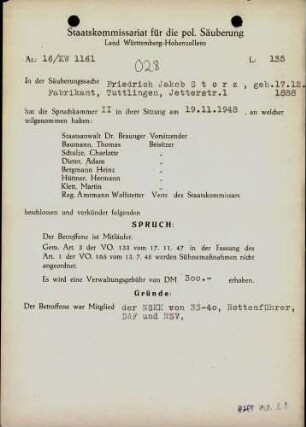Storz, Friedrich Jakob