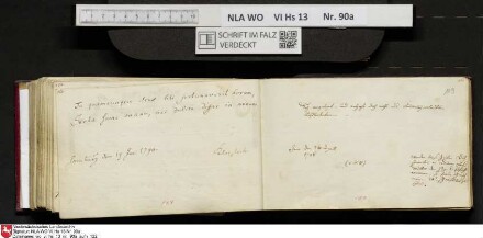 Stammbuch des Ernst Philipp Ludwig Zellmann (1763-1795) aus
                           Braunschweig