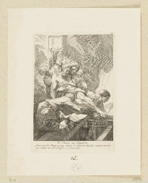 Jésus Christ au sepulcre, Blatt 19 der Folge "Unschuldige Täuschungen"