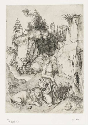 Heiliger Hieronymus in der Wüste