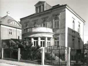 Radebeul. Villa, Rosenstraße 16 (um 1880). Straßenansicht