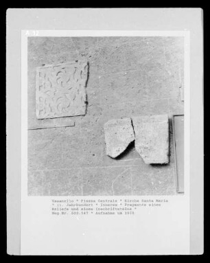 Inschrifttafel Relief