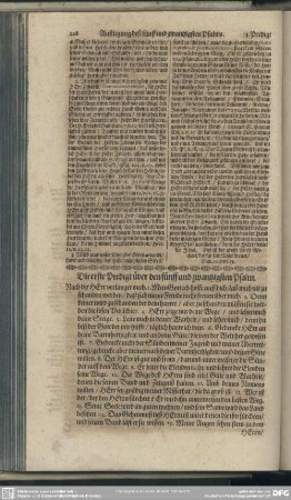 Die Predigten über den fünff und zwantzigsten Psalm