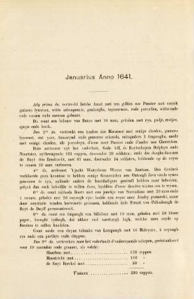 Januarius anno 1641