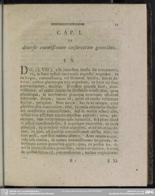 Cap. I. De diversis commissionum caesarearum generibus