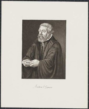 Icones Professorum Marpurgensium — Bildnis des Andreas Gerhard Hyperius (1511-1564)
