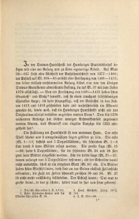 Die Chroniken der niedersächsischen Städte, [1]. Chronik von 1105 - 1276, von 1105 - 1386, von 1101 - 1395 mit der Fortsetzung von 1395 - 1400
