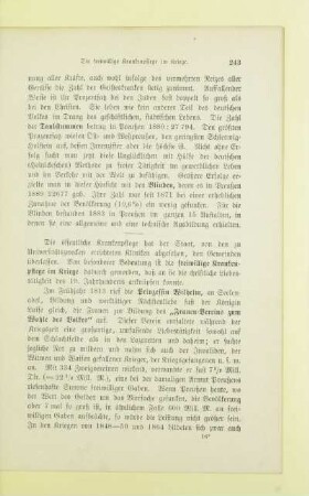 [Die freiwillige Krankenpflege im Kriege]