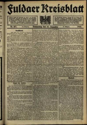 Ausgabe vom Donnerstag, den 15. Dezember 1910.
