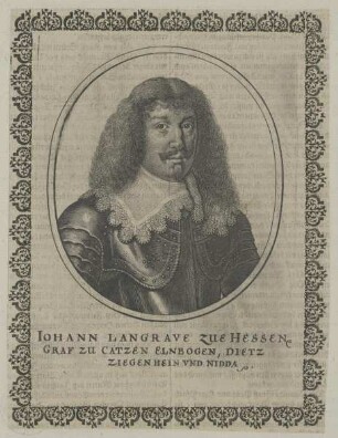 Bildnis des Johann, Landgraf zu Hessen