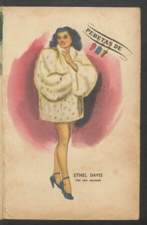 Ethel Davis (del cine nacional) - [Caricatura] : Pebetas de PBT