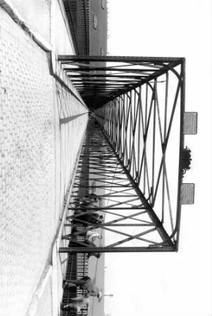 Ulm Brücke Reichsstraße 28 alt Blaubeurer Torbrücke Fußgänger