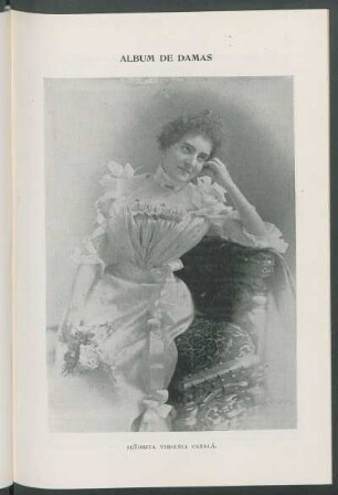 Álbum de Damas : Señorita Virginia Catalá. [Retrato]