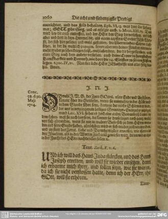 Die acht und siebenzigste Predigt aus Zach. X. v. 6.