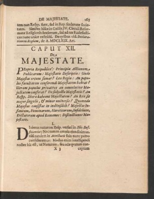 Caput XII. De Maiestate.