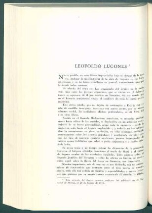 Leopoldo Lugones