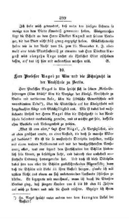 Herr Professor Nagel zu Ulm und die Schulzucht in der Realschule zu Berlin