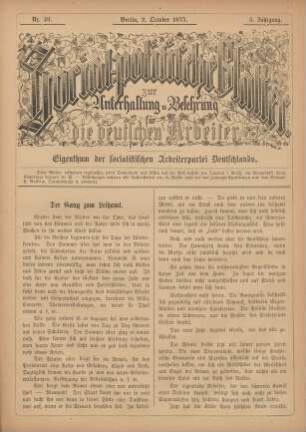 Nr. 40. Berlin, 2. October 1875. 3. Jahrgang.