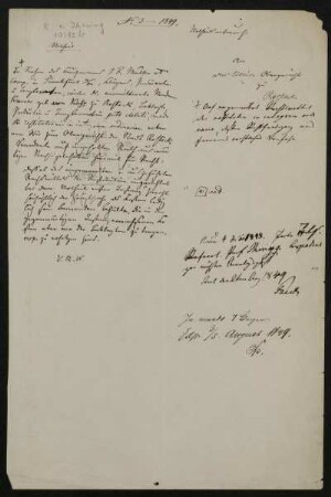 Urtheil. [Notiz zu einem Schuldnerverfahren], Ohne Ort, 1849