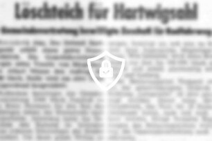 Löschteich für Hartwigsahl