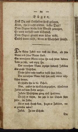 Lügen.