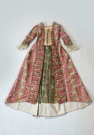 Manteau eines zweiteiligen Frauenkleides (Robe à la Française)