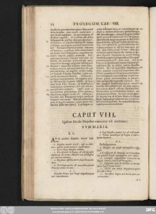 Caput VIII. Quibus Modis Maiestas minatur vel amittatur.