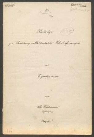 Konferenzaufsatz Egenhausen OA Nagold I
