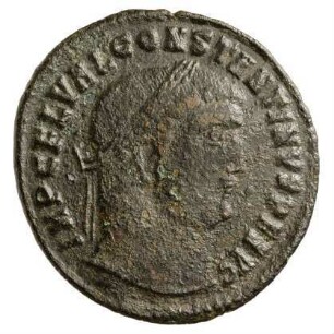Münze, Follis, Aes 2, 313 - 314 n. Chr.