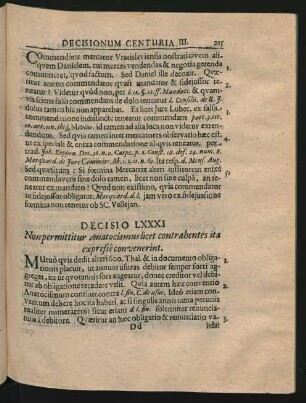 Decisio LXXXI. - C.