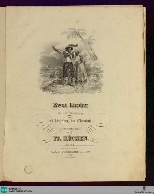 Zwei Lieder für eine Singstimme mit Begleitung des Pianoforte : op. 20