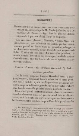 Cosmographie.