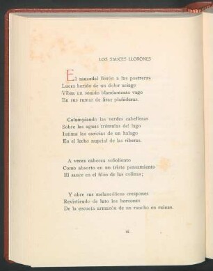 Los sauces llorones