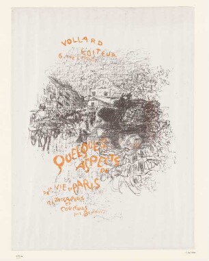 Quelques aspects de la vie de Paris, Titelblatt aus: "Quelques aspects de la vie de Paris"
