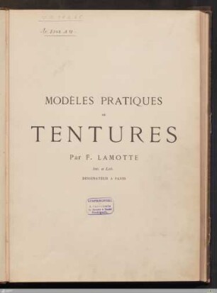 Modèles pratiques de tentures
