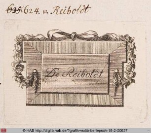 Exlibris der Familie von Reiboldt
