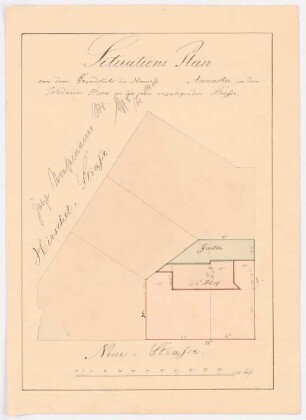 Mietshaus Dessauer Straße 39/40, Berlin: Lageplan