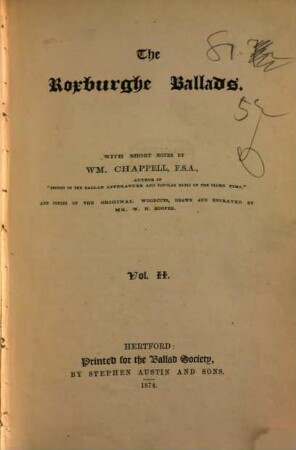 Publications of the Ballad Society. 4,II