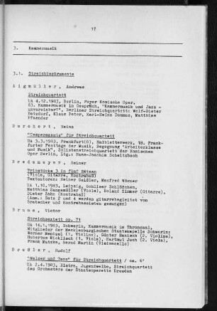 3. Kammermusik