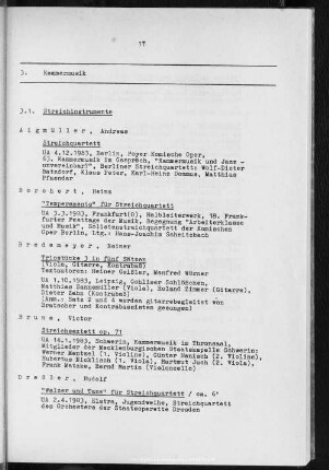 3. Kammermusik