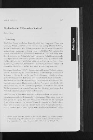 Akademiker im Alldeutschen Verband