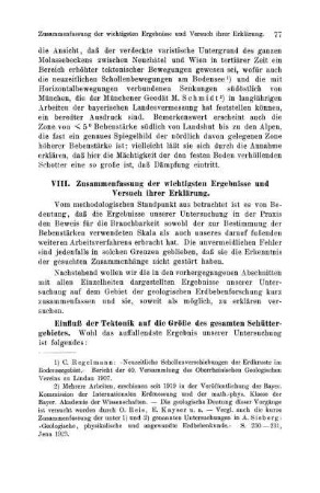 VIII. Zusammenfassung der wichtigsten Ergebnisse und Versuch ihrer Erklärung.
