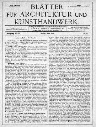 Nr. 6., Juni 1914